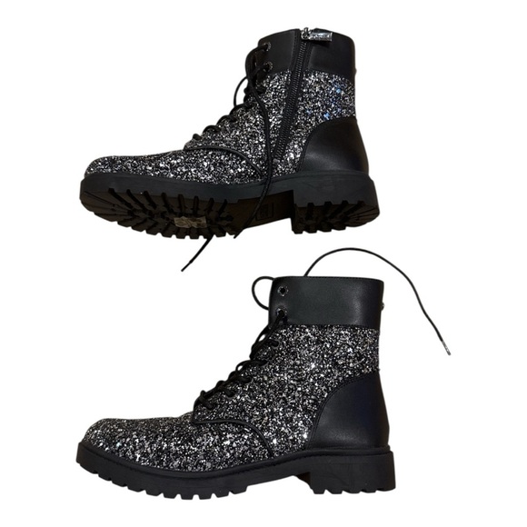 MICHAEL KORS Black Glitter Women's Boots - Picture 2 of 5